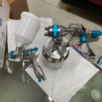 Taiwan 887 spray gun paint spray gun High atomization upper and lower pot imported pneumatic topcoat spraying tool