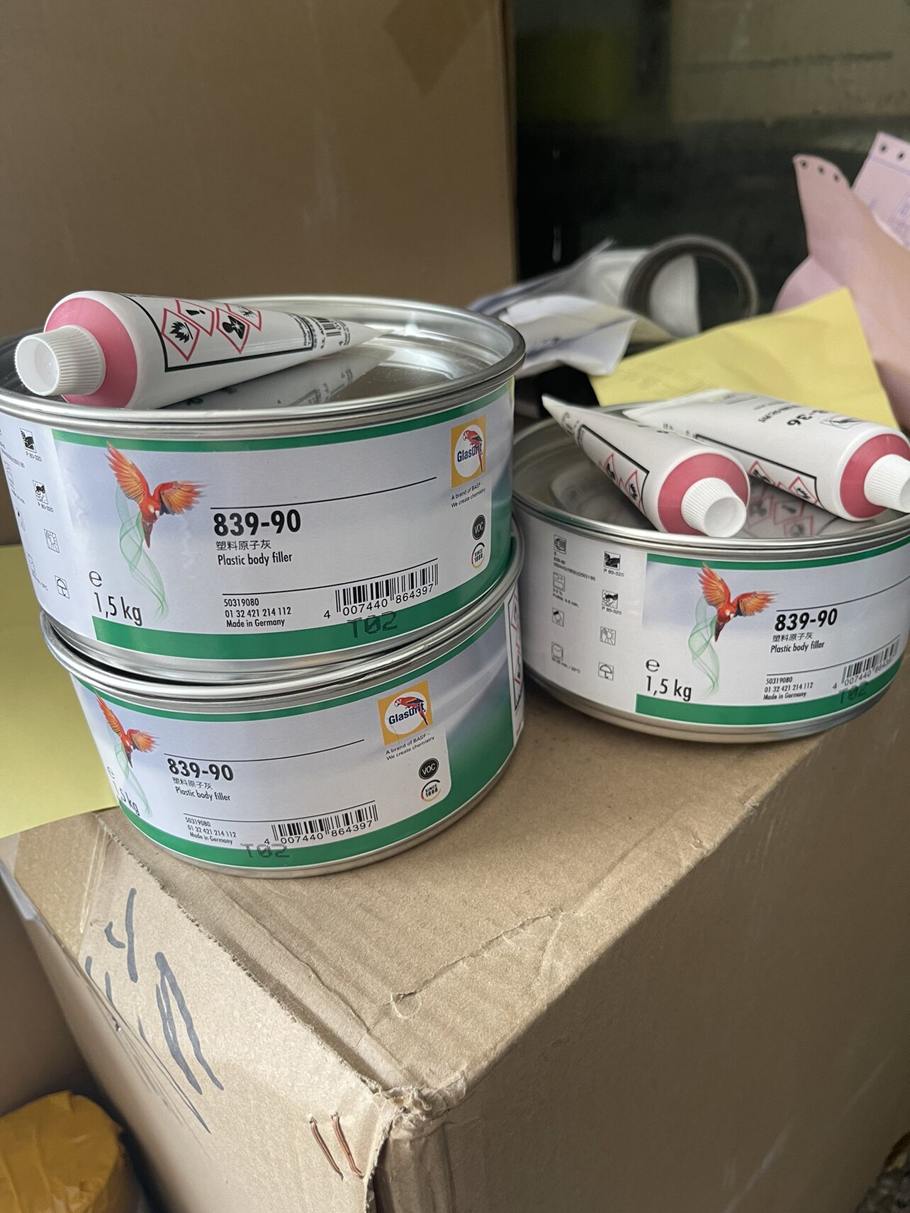 German BASF parrot 839 - 90 plastic atomic ash metal plastic plastic parts are dedicated