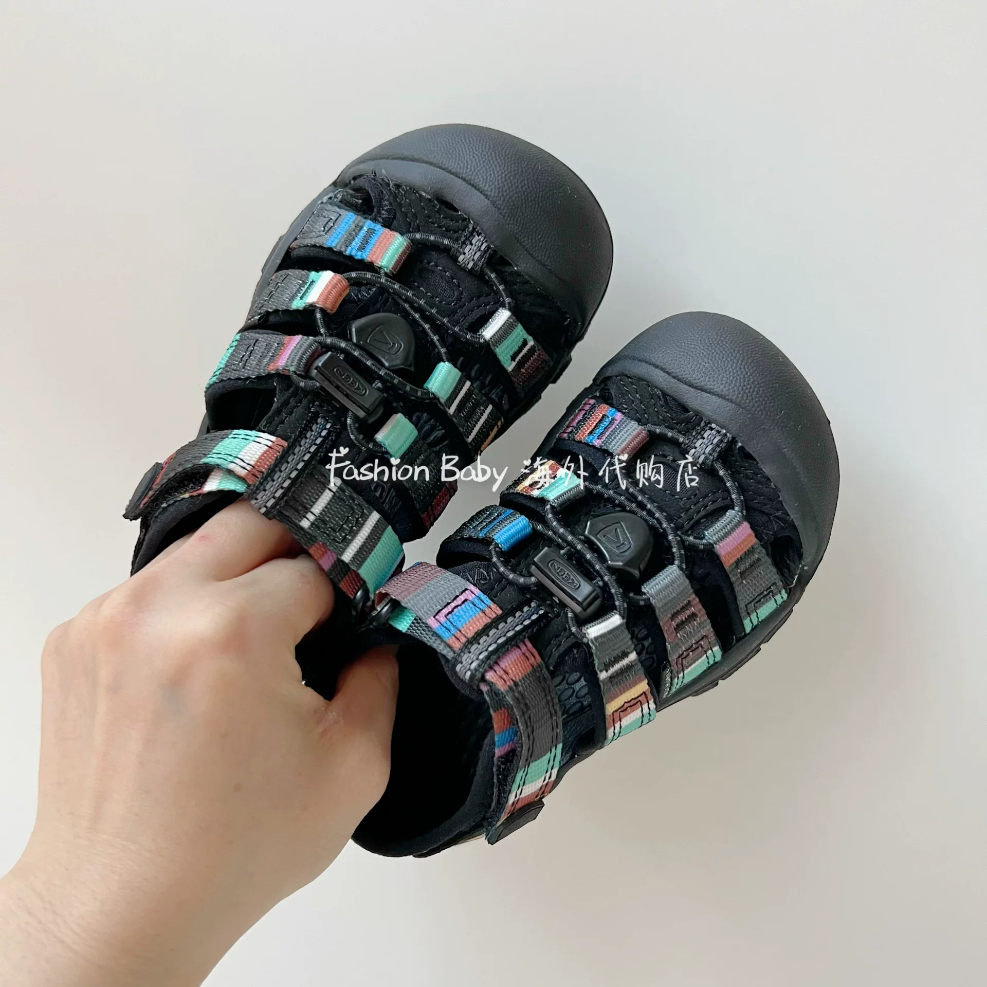 Детские японские импортируемые быстросохнущие нескользящие сандалии KEEN, семейный стиль
