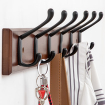 Clothes adhesive hook a row of doors hanging hangers clothes hook wall-mounted wall long wall hangers adhesive hook holes