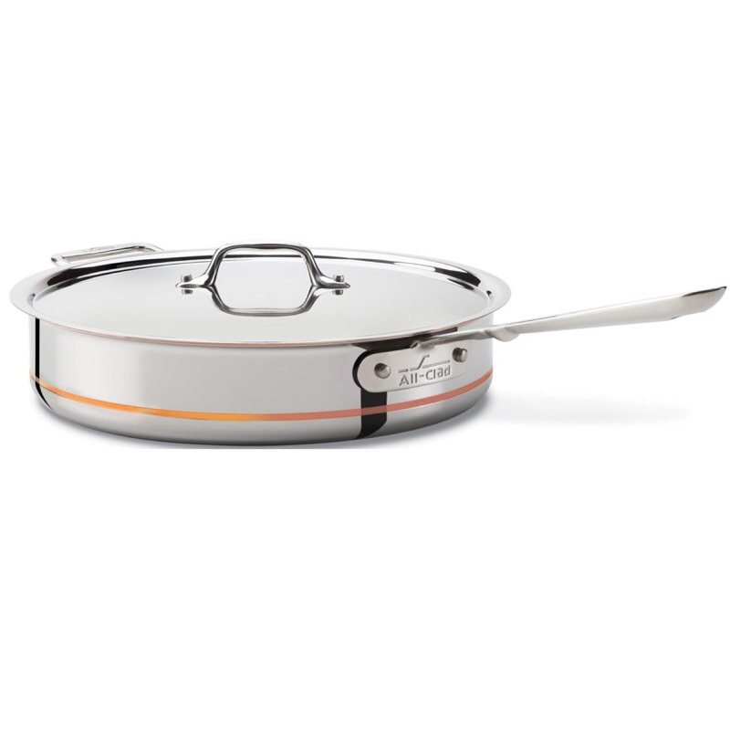 Spot U.S. All-Clad five-layer D5 stainless steel pot non-stick cooker frying pan with lid copper core