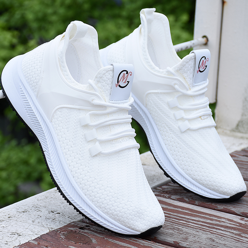 Hong Kong Tide Brand 2022 New Net Red Little White Shoes Men Korean Version Versatile Lightweight Breathable Casual Shoes Handsome Sneakers