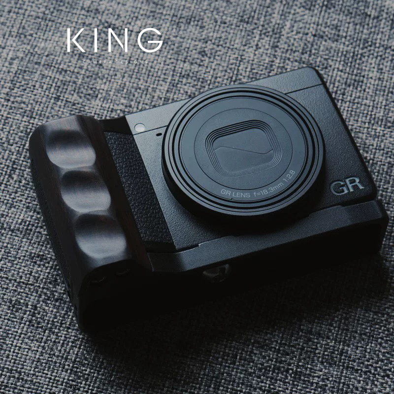 [in Stock] Suitable for Ricoh Gr4 Griv Camera Handle Aluminum Alloy Base Gr Fourth Generation Wooden Handle