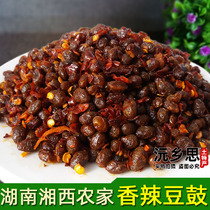 Xiangxi specialty farmer homemade bean drum spicy bean drum bean drum traditional brewing bean silk authentic appetizer