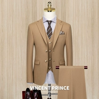 20102 золото шампанского (костюм + жилет + брюки)