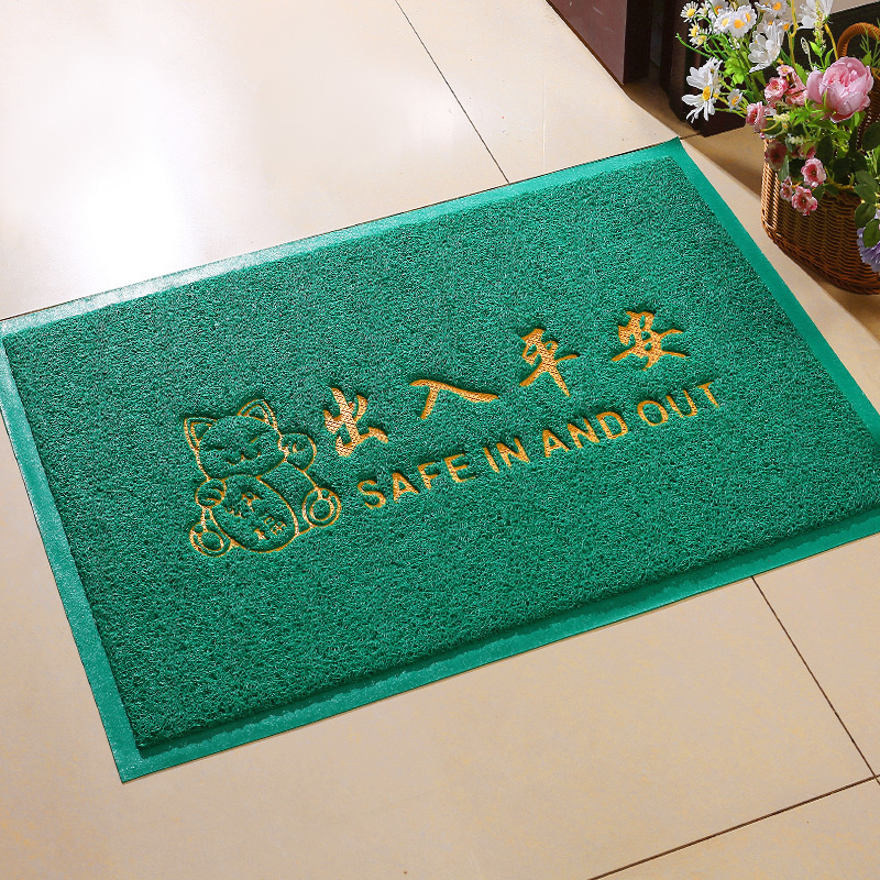 Green Entrance Door Mat, Blue Entryway Mat, Gray Dirt-Resistant and Easy-To-Clean Entrance Mat, Outdoor Dust-Removing Mat That Scrubs Off Mud and Dirt Green Entrance Door Mat, Blue Entryway Mat, Gray Dirt-Resistant and Easy-To-Clean Entrance Mat, Outdoor Dust-Removing Mat That Scrubs Off Mud and Dirt