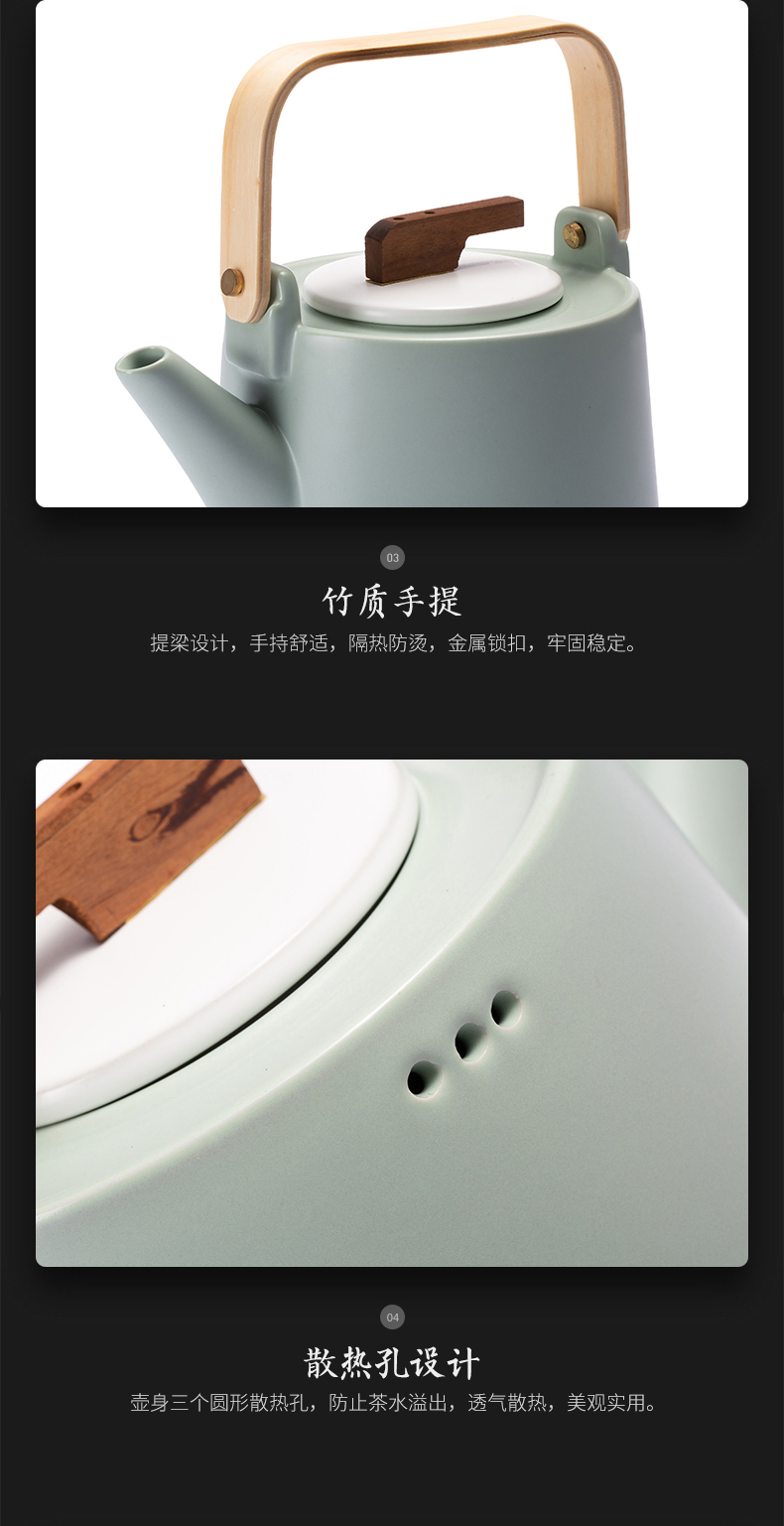 Ceramic insulation automatic kettle smart TaoLu thermostatic boiled tea home tea stove kung fu tea set