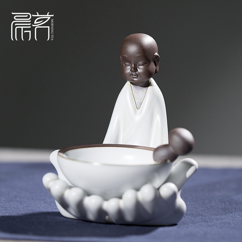 Ceramic kung fu tea tea accessories filter filter tea tea tea pet play tea tea tray is placed far)