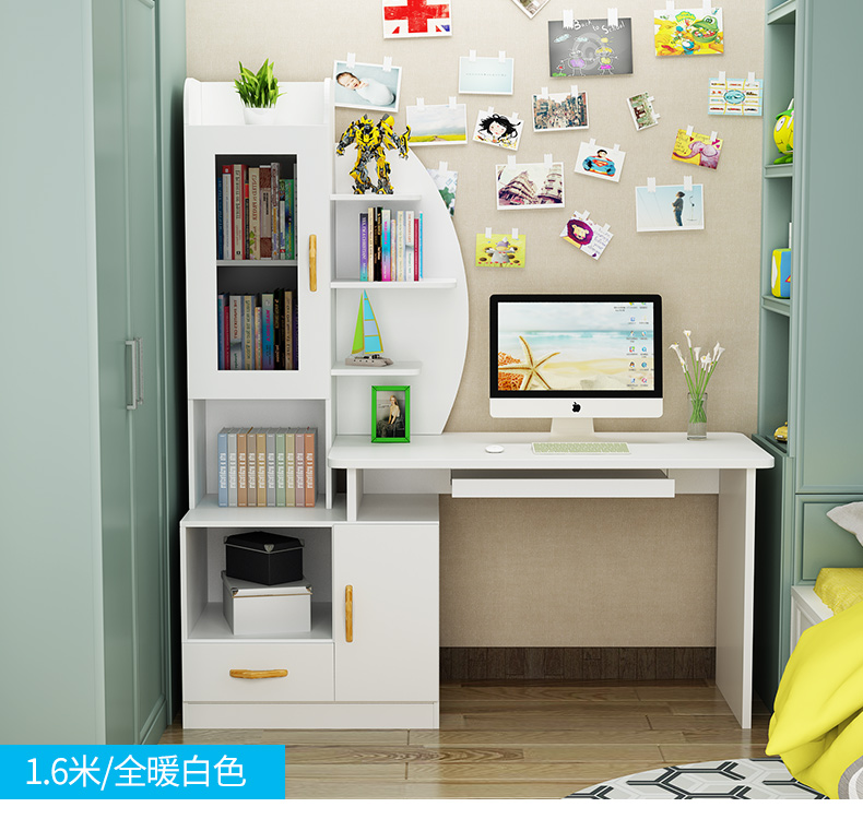 Bàn máy tính để bàn đơn giản tủ sách hiện đại bàn một bàn nhà bàn phòng ngủ bàn học sinh bàn viết - Bàn bàn de máy tính cây