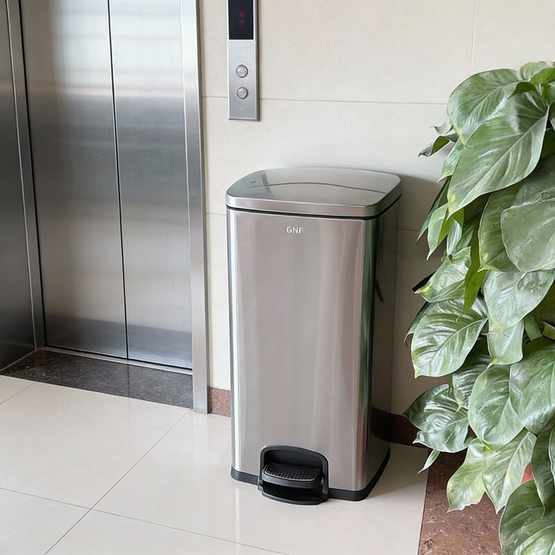 Southern Gnf Stainless Steel Pedal Trash Can 30 Liters Large Capacity Household 20L Kitchen Living Room 50L Hallway with Lid