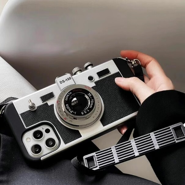 ins Retro Stereo Camera Phone Case Suitable for iPhone 18 Pro Max, Apple 16 Creative 15 Silicone 13 Anti-Drop 5S High-End 14 Creative 12 New Model 11 High-Value Women's Model ins Retro Stereo Camera Phone Case Suitable for iPhone 18 Pro Max, Apple 16 Creative 15 Silicone 13 Anti-Drop 5S High-End 14 Creative 12 New Model 11 High-Value Women's Model