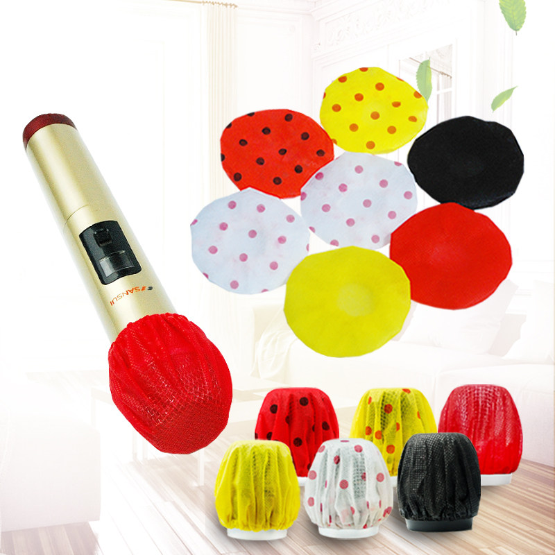 Microphone microphone sleeve non-woven disposable microphone sleeve home wireless microphone sleeve cabaret KTV exclusive