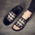 Giày sandal nam đế xuồng 2019 hè mới phiên bản Hàn Quốc của giày nam hoang dã Velcro cá tính đi biển thủy triều - Sandal