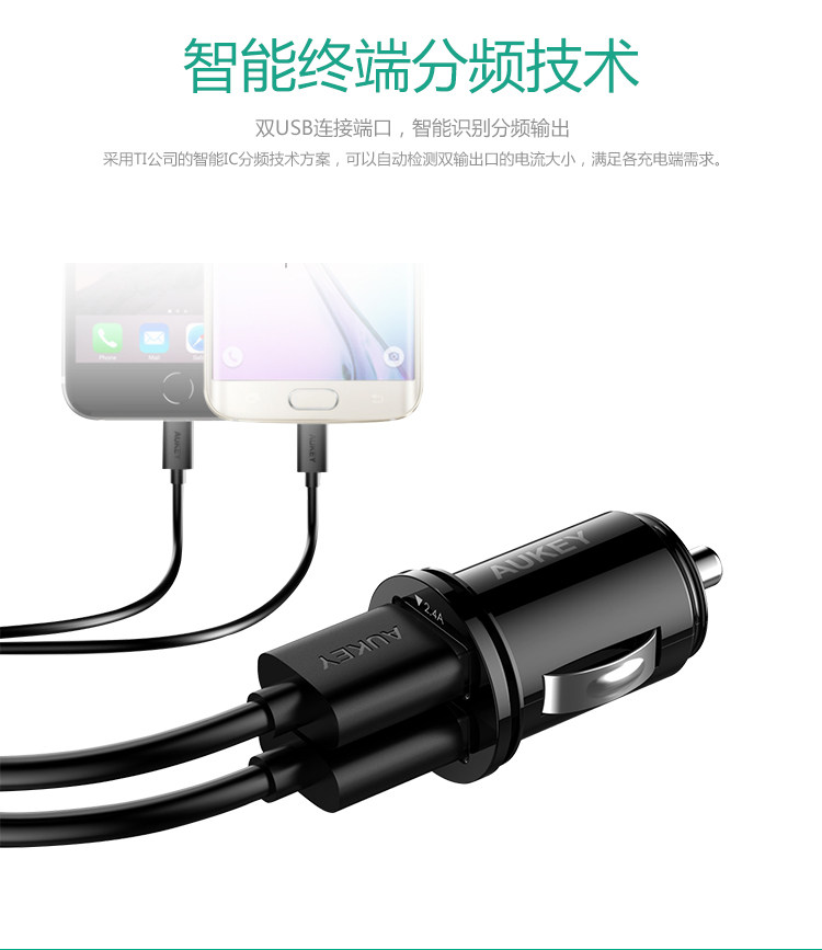 chargeur AUKEY 2.4A, 4A - Ref 1294373 Image 15