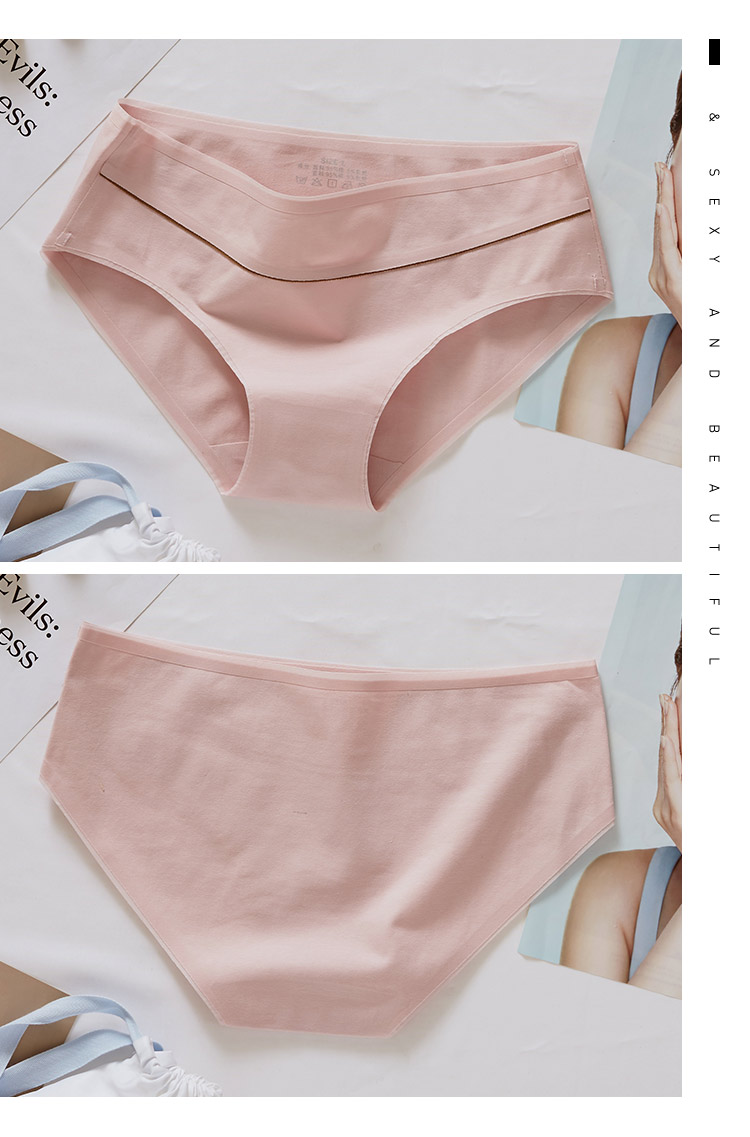 Quần lót bó sát gợi cảm của phụ nữ cotton eo mới cô gái quần ngắn kích thước lớn quần đáy hông kích thước lớn gợi cảm - Tam giác quan lot ren goi cam