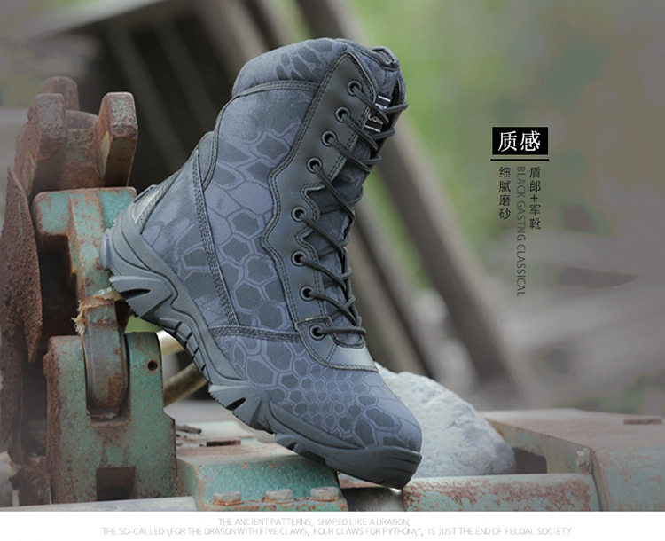 Boots militaires pour homme - porter - Ref 1402532 Image 21