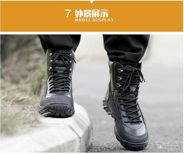 Boots militaires pour homme - porter - Ref 1402525 Image 16