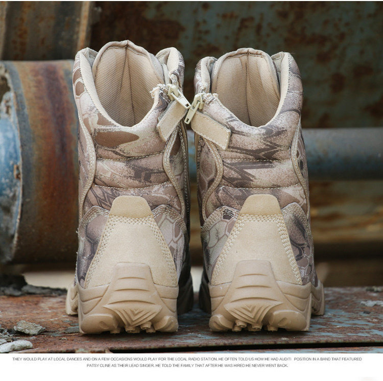 Boots militaires pour homme - porter - Ref 1402531 Image 18