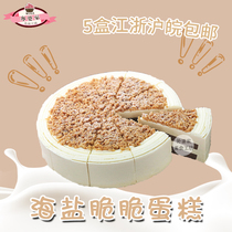 Colorful Sea Salt Crisp Frozen Cake Café Sweet Ice Cream Afternoon Tea Break West Point 8 Inch Birthday Mechen