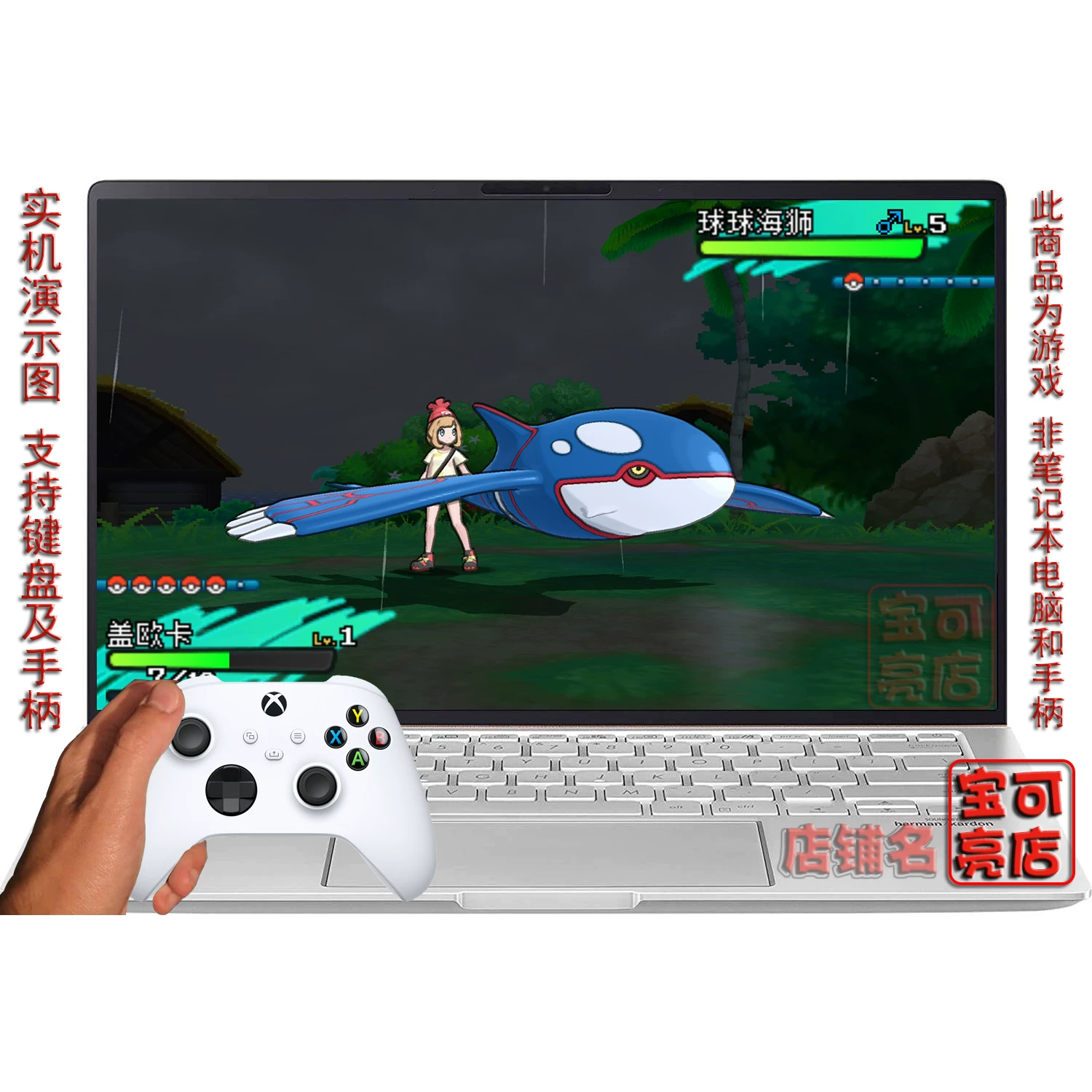 Портативная одиночная загрузка игры 3DS Pokemon Sun/Moon для ПК