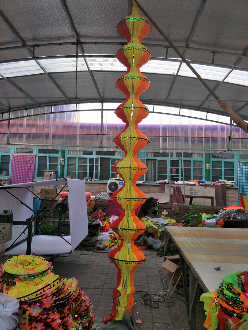 Factory direct sales of 357 layers of funeral cloth banner spirit banner soul banner gourd banner paper banner paper money funeral funeral funeral supplies