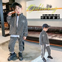 Boy Autumn Clothing Suit 2022 New Childrens Jacket Sport Handsome TRENDY SPRING AND AUTUMN NET RED OCEAN CLOTHING WAVE
