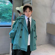 Childrens clothing CUHK Scout version of the Korean version of the wind clothes for a long time 2022 Spring new elementary school children Yangqi Fashionable Jacket Handsome