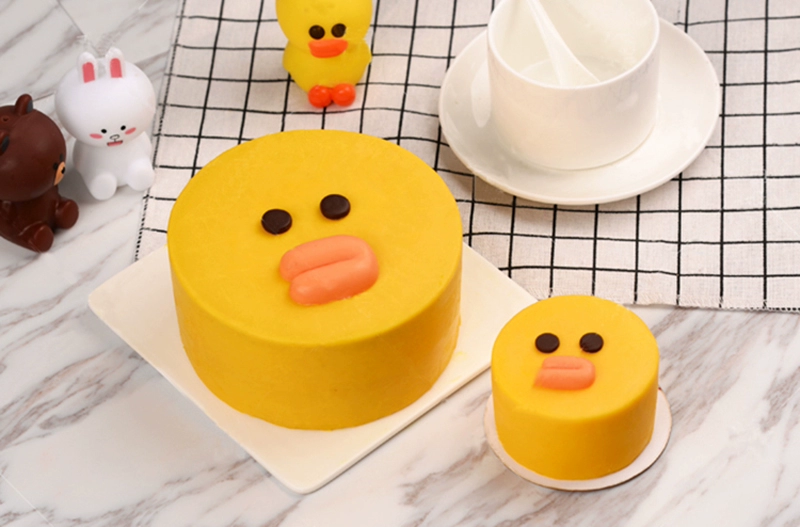 Gấu nâu Kenny Rabbit Sally Chicken Cake West Point Phụ kiện trang trí Khuôn Pháp Mousse Fondant Silicone Phương pháp dòng - Tự làm khuôn nướng