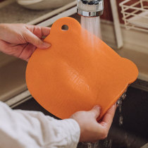 Tree can be large good scrub bowl sponge natural wood pulp cotton rag water absorbent kitchen cleaning debater not stained with oil