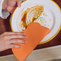 Tree can be great to scrub the bowl cloth kitchen not stained with oil Pepperware Magical Wood Pulp Cotton Wipe Table No hair absorbent rag