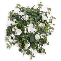 Round leaf Eucalyptus rattan simulation flower rattan money leaf arch hotel decoration wedding flower arrangement photography props