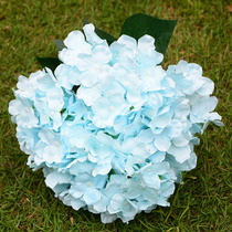 Multi-color simulation flower 7 hydrangeas high quality wool cloth fake flower photography decorative flower hotel wedding road lead flower material package