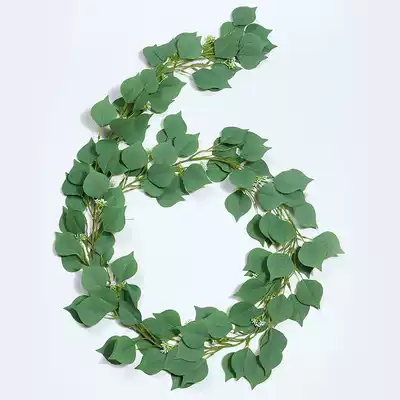 Fake flower flower vine Rose eucalyptus leaf vine Simulation plant Eucalyptus rattan Ivy vine Home wedding decoration