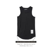 Xu hướng đường phố SQUD cũ phá cách hem đáy quần cotton màu rắn nam và nữ cơ sở vest dài - Áo vest cotton vest trung niên