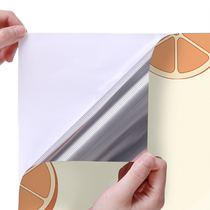 Kitchen oil-proof stickers self-adhesive waterproof fire-proof and high-temperature stove tile wall covering range hood protection stickers