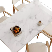 Tablecloth no-wash waterproof oil-proof anti-scalding PVC dining table and coffee table mat light luxury high-end feel soft glass desktop protection mat