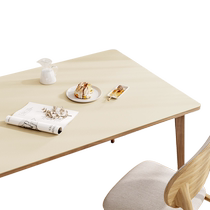 (Anti-fouling silicone) All wipeable tablecloths no-wash oil-proof waterproof anti-scalding rectangular dining table coffee table mats
