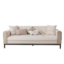 Chenille sofa cushion simple high-end anti-slip cushion universal for all seasons 2024 new leather sofa cover cloth towel