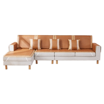 2024 New Rattan Mat Sofa Cushion Summer Cold Feeling Ice Silk Cool Cushion Non-Slip Sofa Cover Summer Seat Cushion