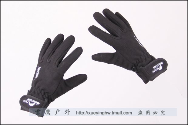 Đường núi Đi bộ leo núi ngoài trời Găng tay lông cừu Găng tay chống gió ấm chống trượt M48 hiệu quả - Găng tay bao tay chống nắng