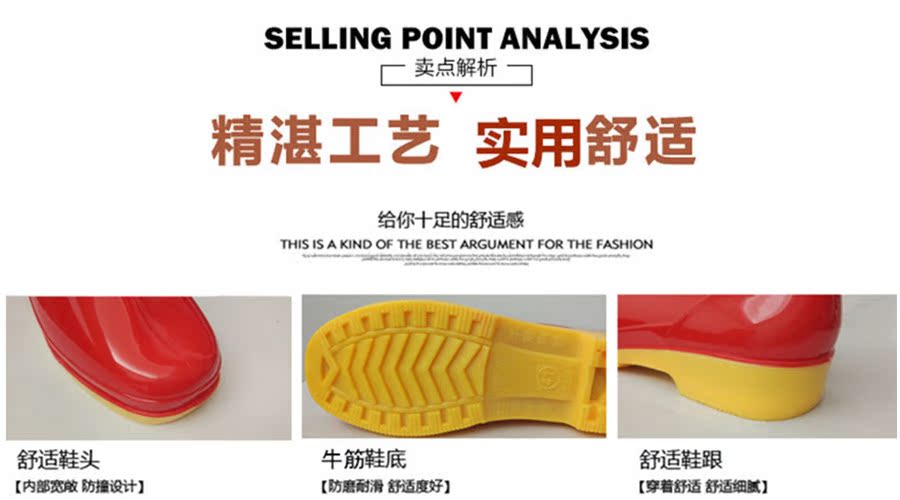 Đàn ông và phụ nữ ống ngắn đi mưa ấm áp cộng với nhung có thể tháo rời mùa xuân và mùa hè đôi giày đi mưa mùa thu và mùa đông hai đôi giày cao su chống trượt giày đi mưa crocs nữ