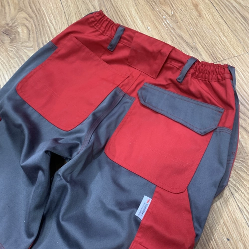 Красные износостойкие осенние штаны для работы