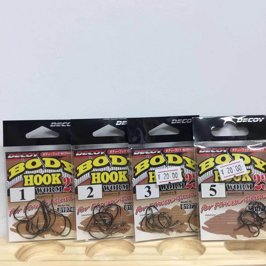 DECCOY Japan winning one WORM 23 WACKY hook upside down hook Luya multi-model Noodle Soft Bait Fish Hook