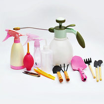 G64 Flower gardening watering can Shovel Pruning scissors Seedling picker Tweezers fleshy tools Air blowing yarn net