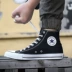 Converse Giày nam Converse Giày nữ cổ điển Những đôi giày cổ điển Chang Khánh Kiểu giày vải cao 101010 W1 shop giày thể thao nam Plimsolls