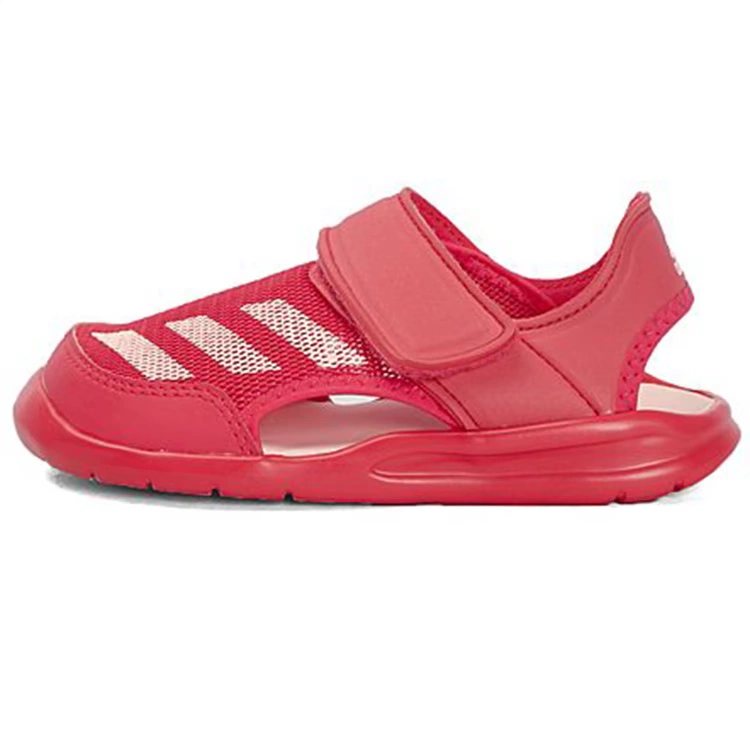 Giày thể thao nam và nữ Adidas đi biển thể thao giải trí chống trượt nhẹ Giày dép Baotou thoáng khí BA9376 - Giày dép trẻ em / Giầy trẻ