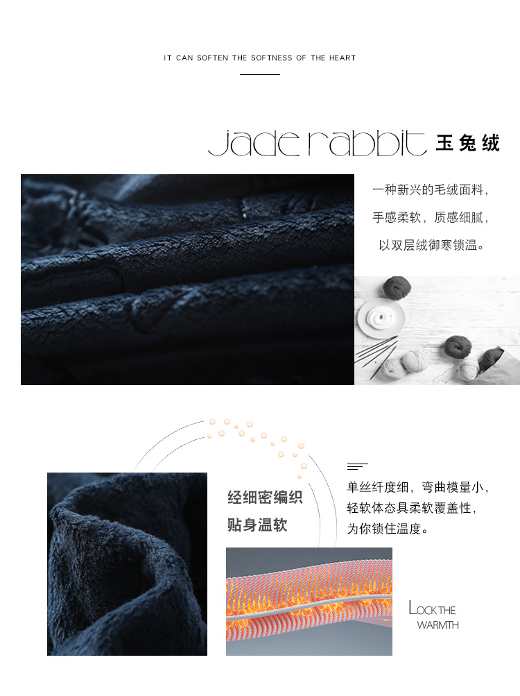 Fen Teng mùa thu và mùa đông mới đồ ngủ flannel nam đơn giản chạm nổi lông cừu san hô ấm có thể được mặc bên ngoài phù hợp với dịch vụ nhà các kiểu đồ bộ may đẹp