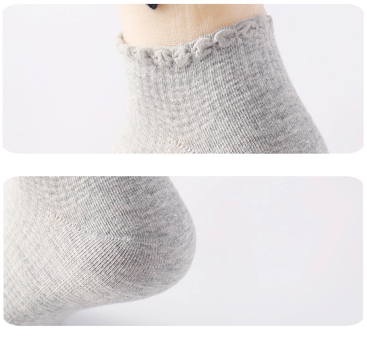 Vớ Fenton nữ màu rắn yêu vớ cotton trong suốt mùa xuân và mùa hè Dễ thương của phụ nữ Hàn Quốc vớ Nhật Bản vớ vớ ống - Bít tất nữ