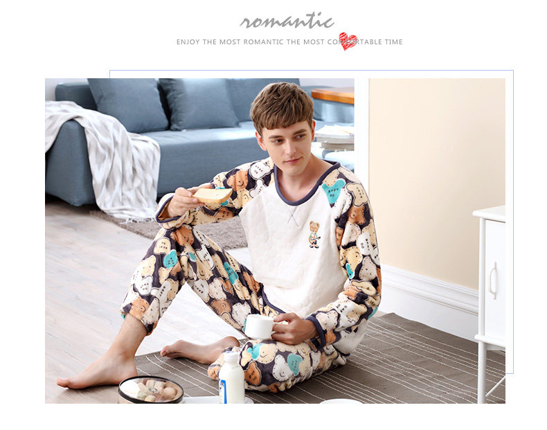 Pyjama mixte en Polyester Polyester  à manches longues - Ref 3004670 Image 13