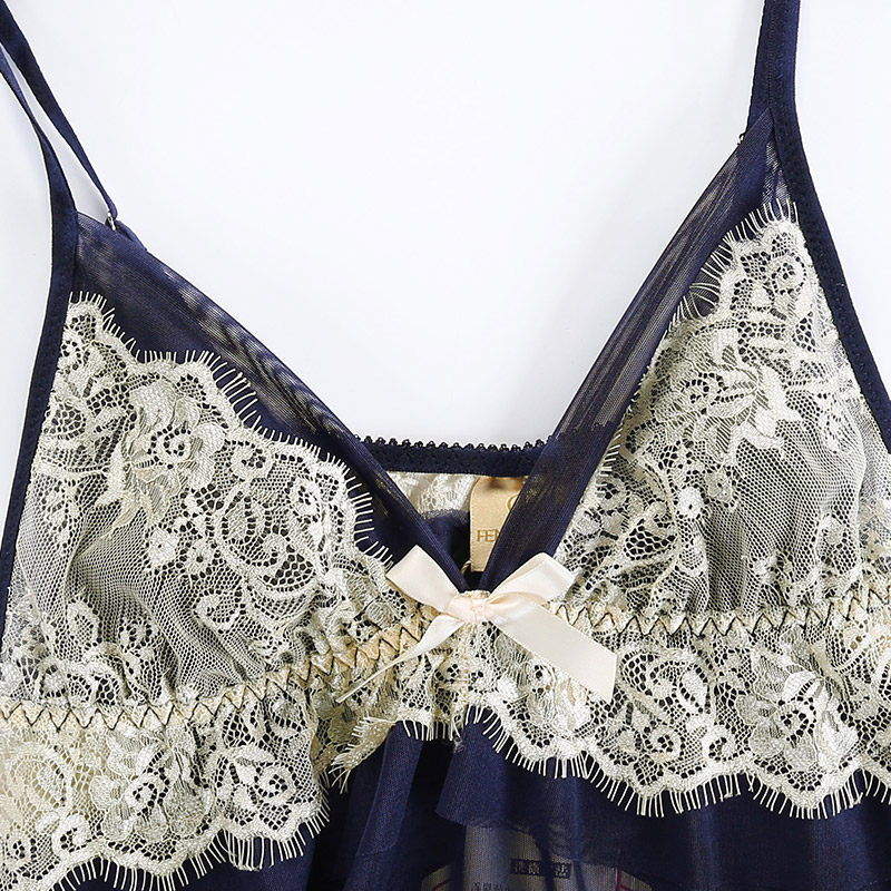 Pyjama pour femme en Nylon à manches - Ref 2992017 Image 4